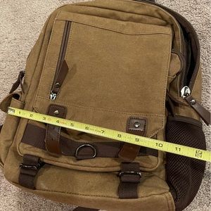 MyGreen Canvas backpack